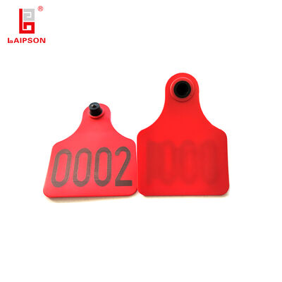 Durable UHF Ear Tag RFID 890Mhz for Livestock Cattle Sheep Pig with Multiple Tag Reading and High Data Storage Capacity
