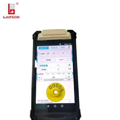 LAIPSON Uhf Rfid Pig Sheep Ear Tags Rfid Electronic Sheep Goat Ear Tag with Waterproof Feature