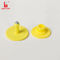 NFC Uhf Cow Pig Sheep RFID Button Ear Tags 860-960Mhz Long Distance Waterproof