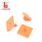 30*30mm Orange Button Sheep Management Tags , Sheep Identification Tags