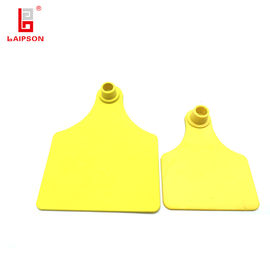 100MM 75MM Livestock Ear Tags , TPU Bovine Cattle Beef Cattle Ear Tags