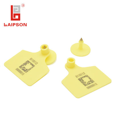 62mm Medium Tpu Cow Cattle Ear Tags For Animal Husbandry Management